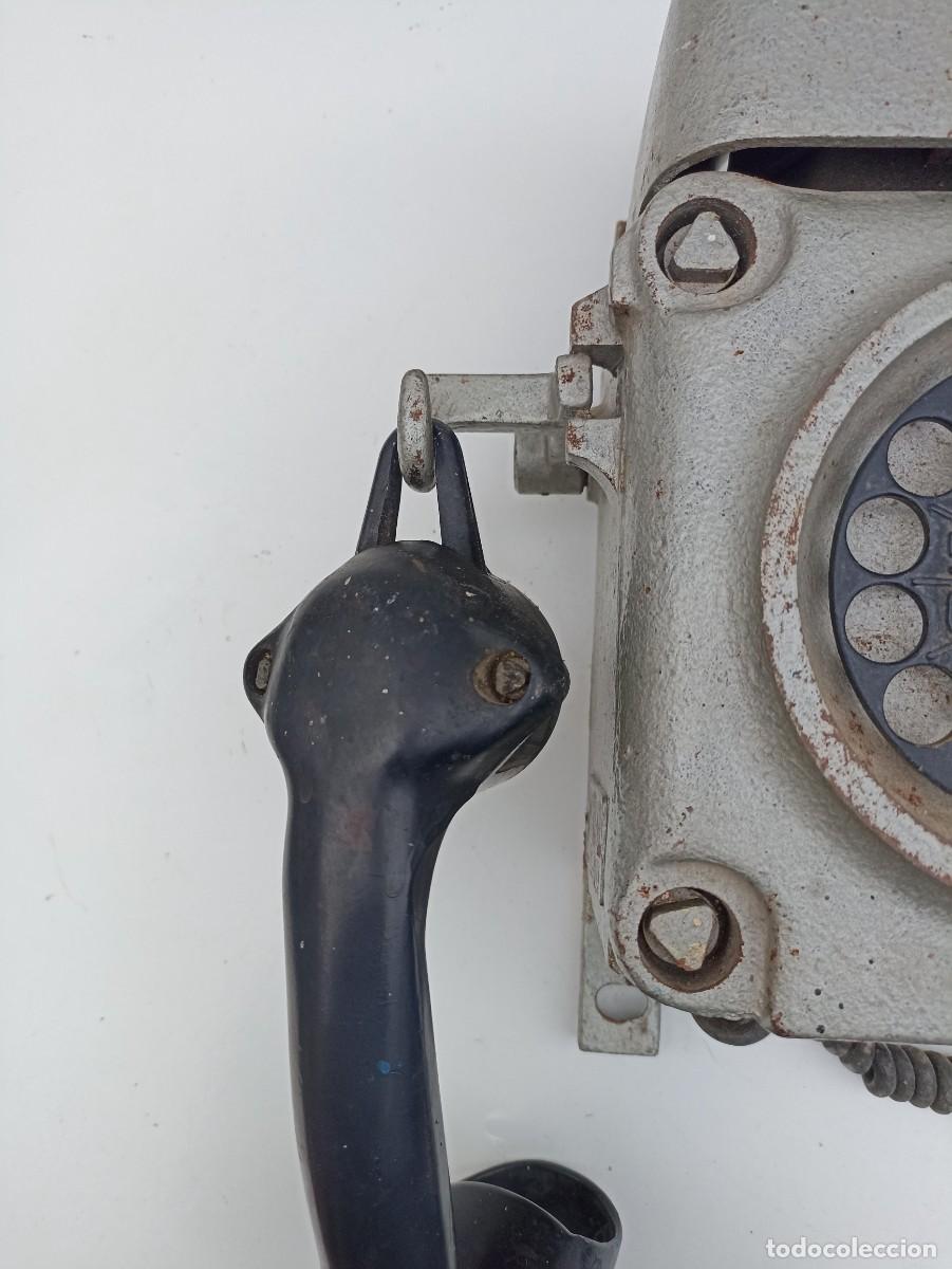 Tel&eacute;fonos: Viejo tel&eacute;fono de mina Funke + Huster - Foto 3