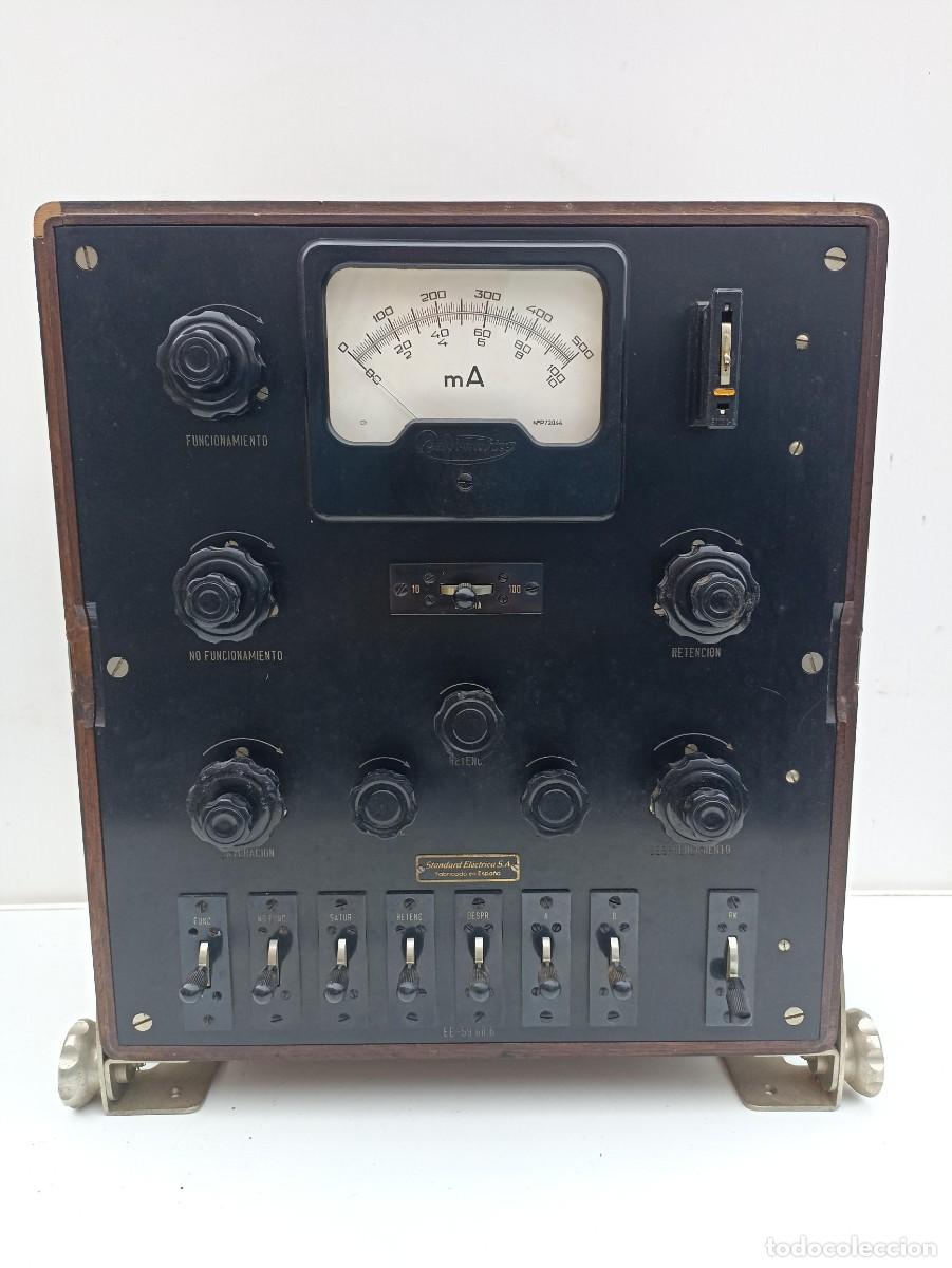 Tel&eacute;fonos: Aparato de pruebas Standard El&eacute;ctrica EE-59 GR.6 !!!!! ESPECTACULAR !!!!!!!