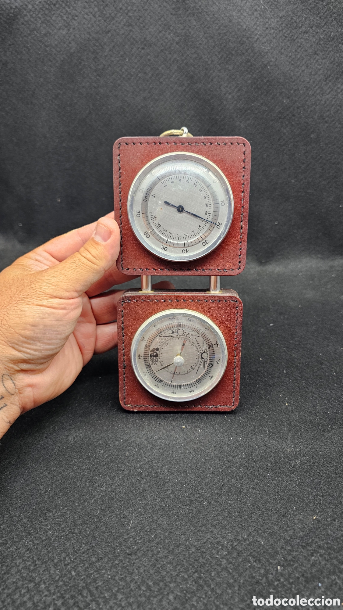 Antig&uuml;edades: Estaci&oacute;n meteorol&oacute;gica anal&oacute;gica vintage