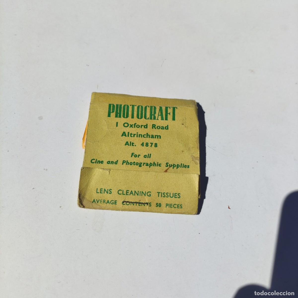 Antig&uuml;edades: PAQUETE TOALLITAS LIMPIEZA LENTES - PHOTOCRAFT - REINO UNIDO