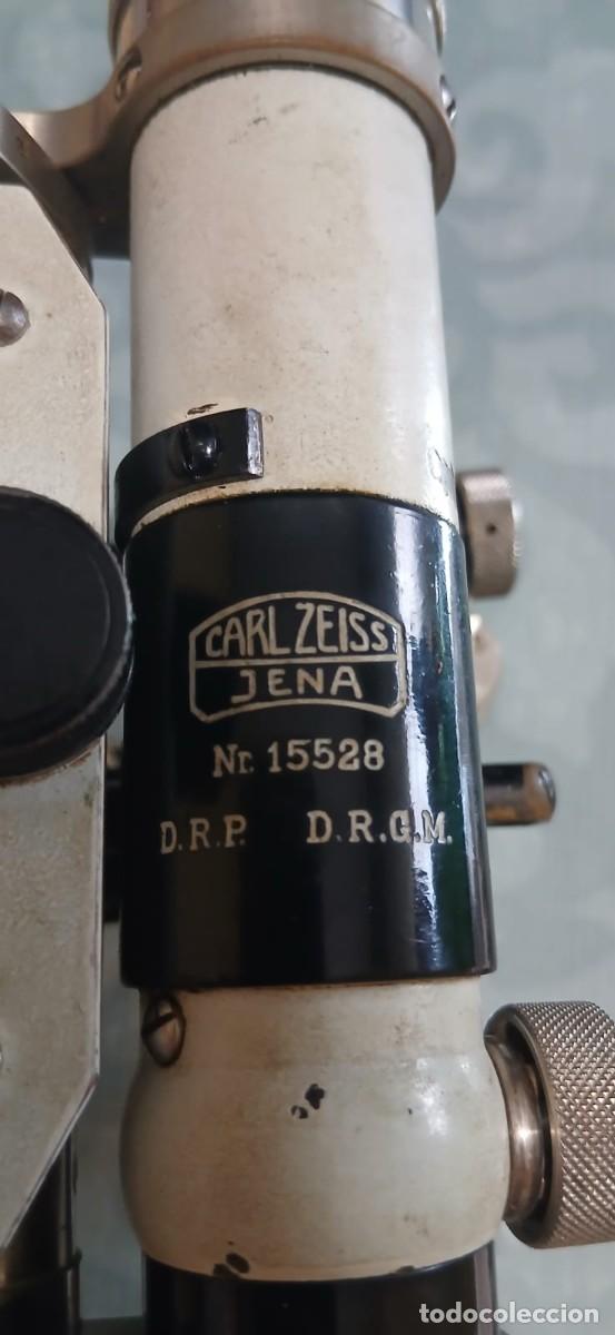 Antig&uuml;edades: TEODOLITO CARL ZEISS JENA EN SU CAJA ORIGINAL