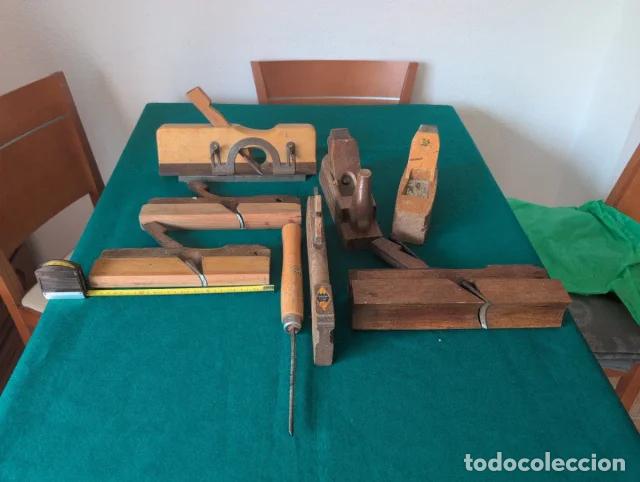 Antig&uuml;edades: Colecci&oacute;n cepillos carpintero Holandeses