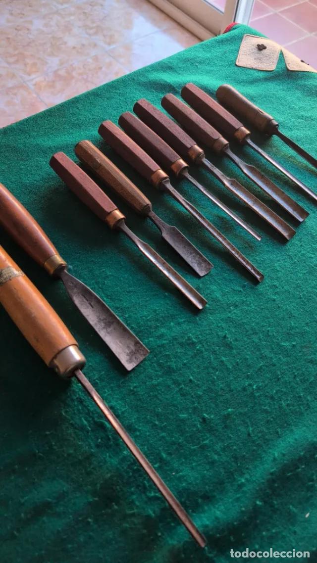 Antig&uuml;edades: Juego Gubias Antiguas Madera Calidad