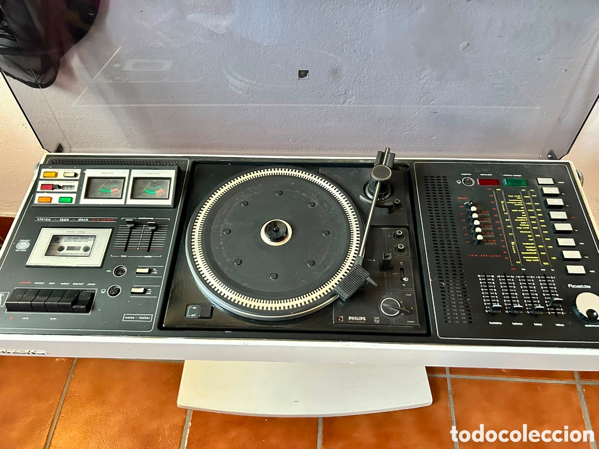 Antig&uuml;edades: EQUIPO SONIDO VINTAGE PHILIPS LOLITA RARISIMO A&Ntilde;OS 70 FUNCIONANDO