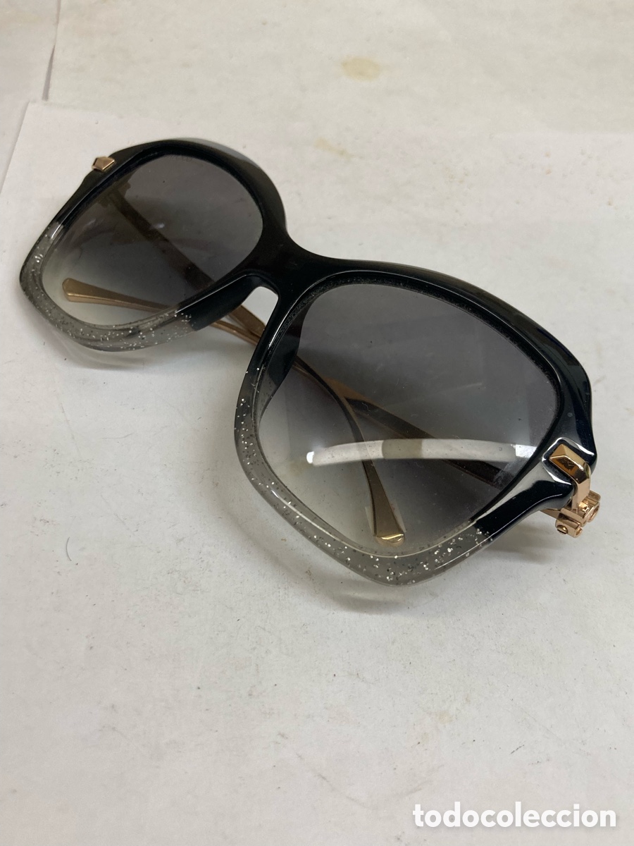 Antig&uuml;edades: Gafas Jimmy Choo p&aacute;tinas doradas