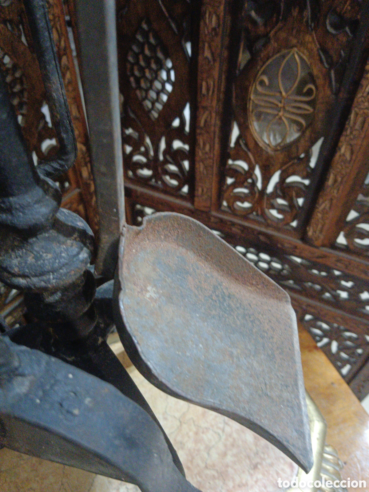 Antig&uuml;edades: Antiguo juego de chimenea - Foto 3