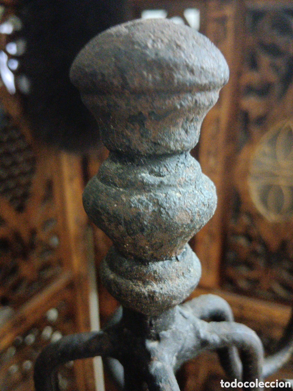Antig&uuml;edades: Antiguo juego de chimenea - Foto 4