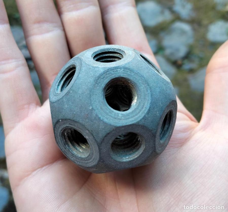 Antig&uuml;edades: Bola conector para estructura espacial de bronce antigua m&aacute;gica multifuncional fotograf&iacute;a maquina