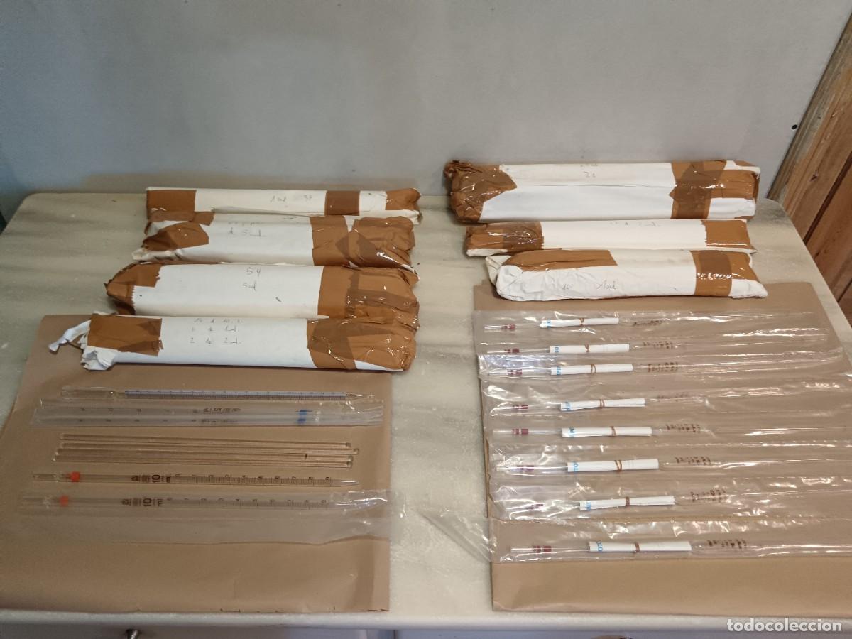 Antig&uuml;edades: LOTE DE UTENSILIOS DE LABORATORIO. PIPETAS