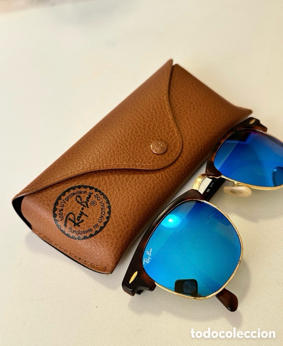 Antig&uuml;edades: Antiguas Gafas RAY-BAN CLUBMASTER 51-21 Original