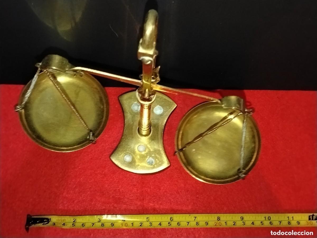 Antig&uuml;edades: ANTIGUA BALANZA DE CRUZ EN LAT&Oacute;N - Foto 3
