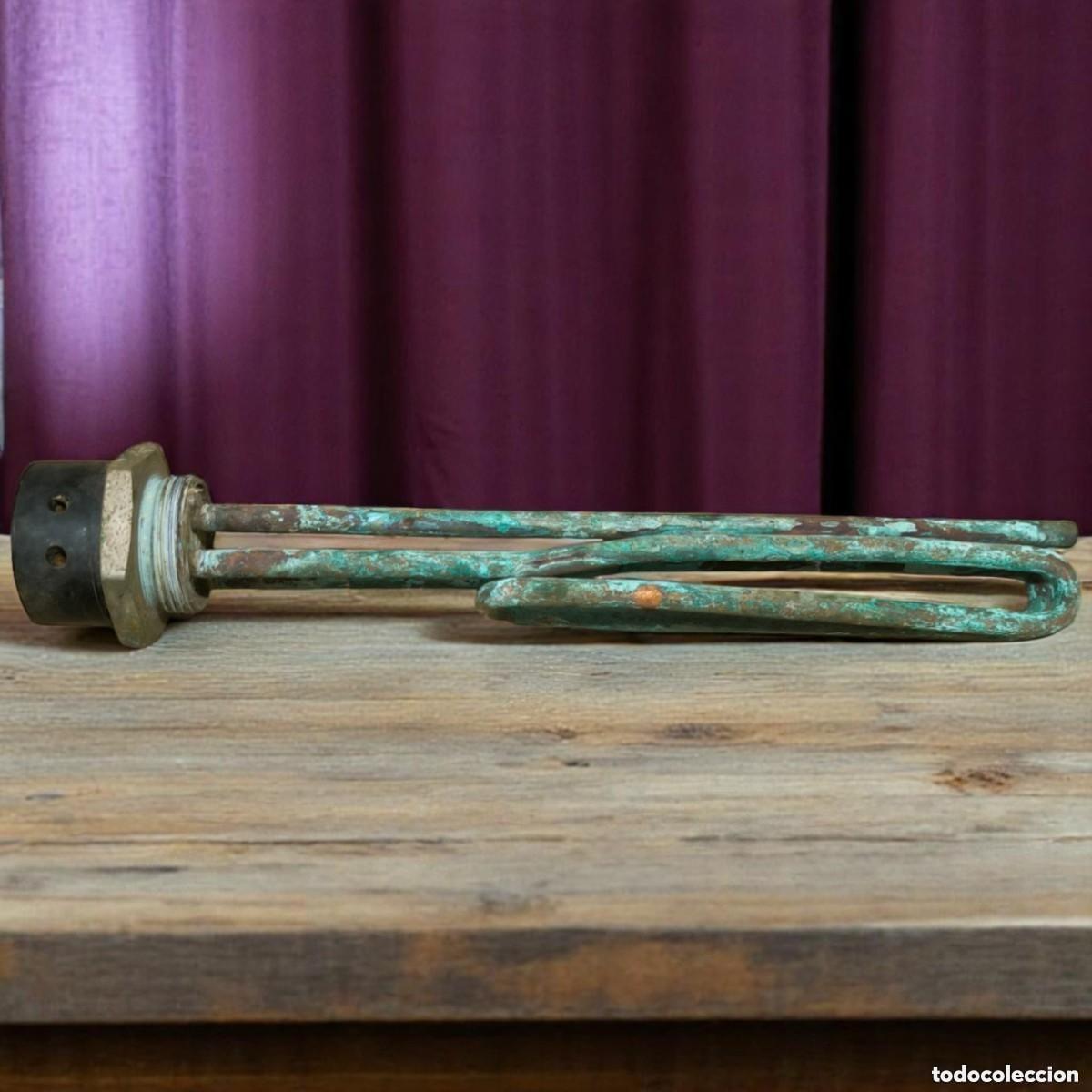 Antig&uuml;edades: ⚙️ Antigua Resistencia El&eacute;ctrica Industrial &ndash; 32 Cm De Largo, Ideal Para Decoraci&oacute;n T&eacute;cnica