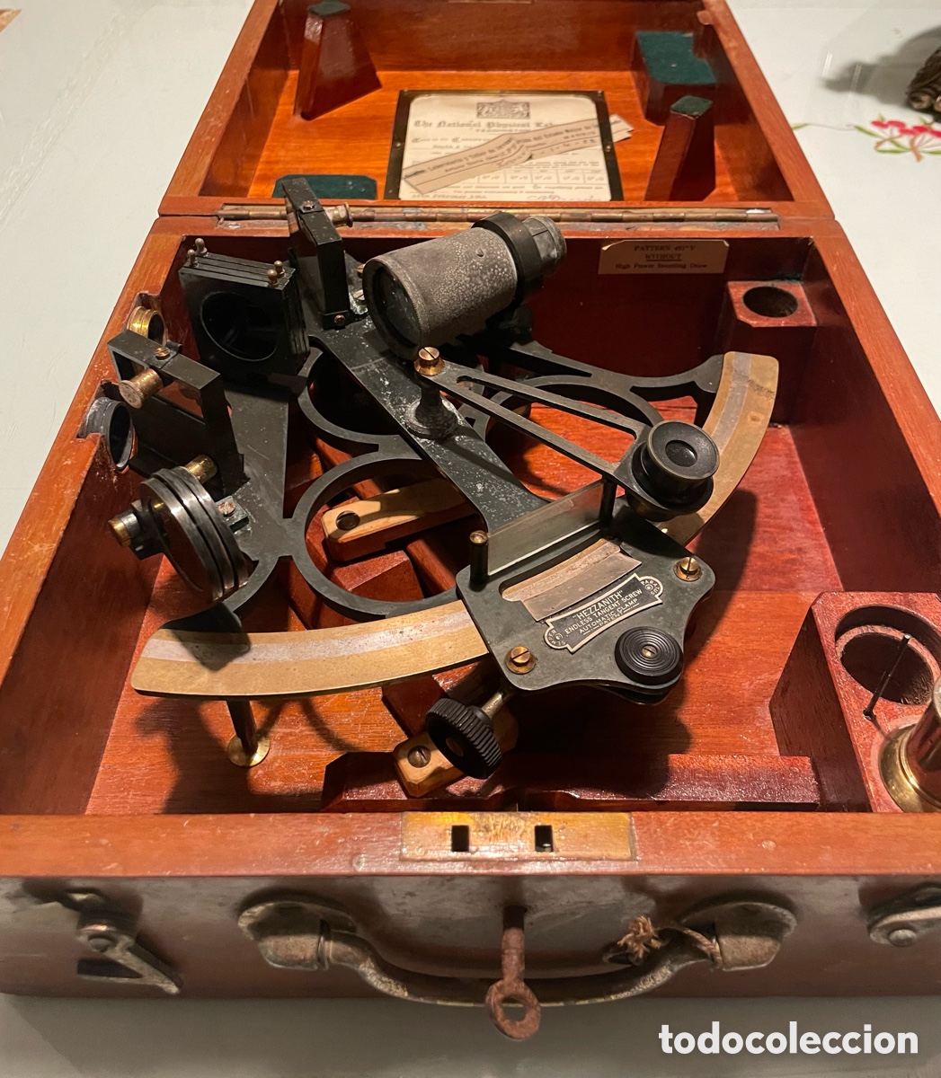 Antig&uuml;edades: SEXTANTE HEZZANITH &ndash; HEATH & CO. LONDON &ndash; 1944