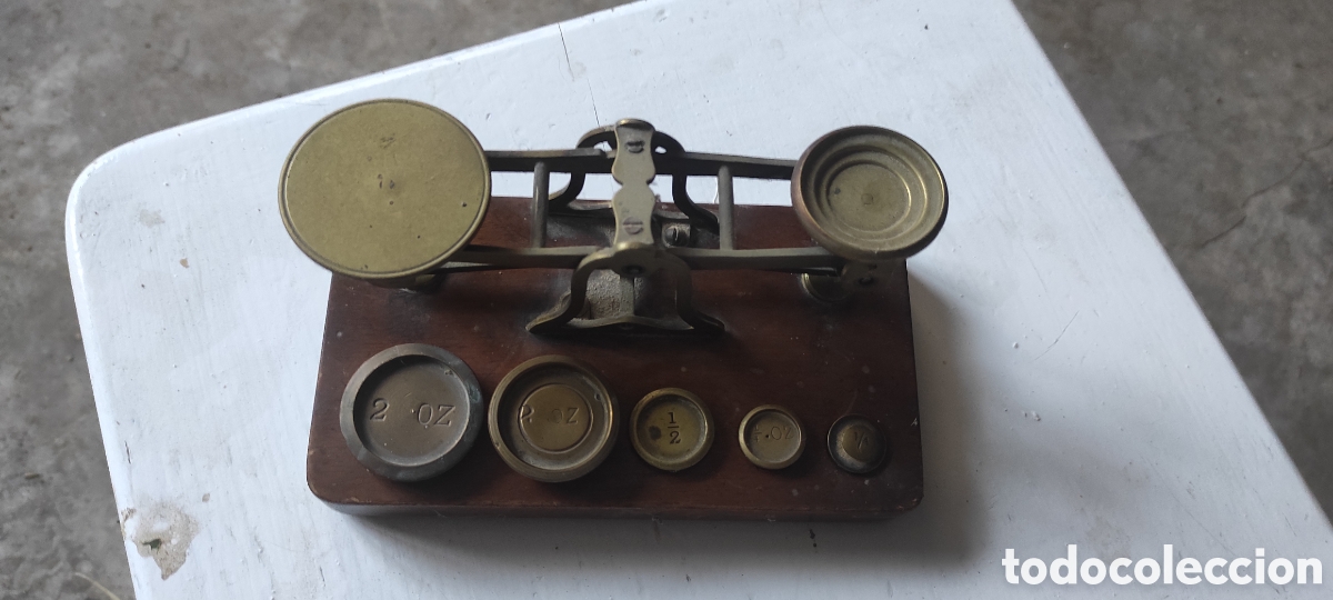 Antig&uuml;edades: Balanza antigua inglesa - Foto 2