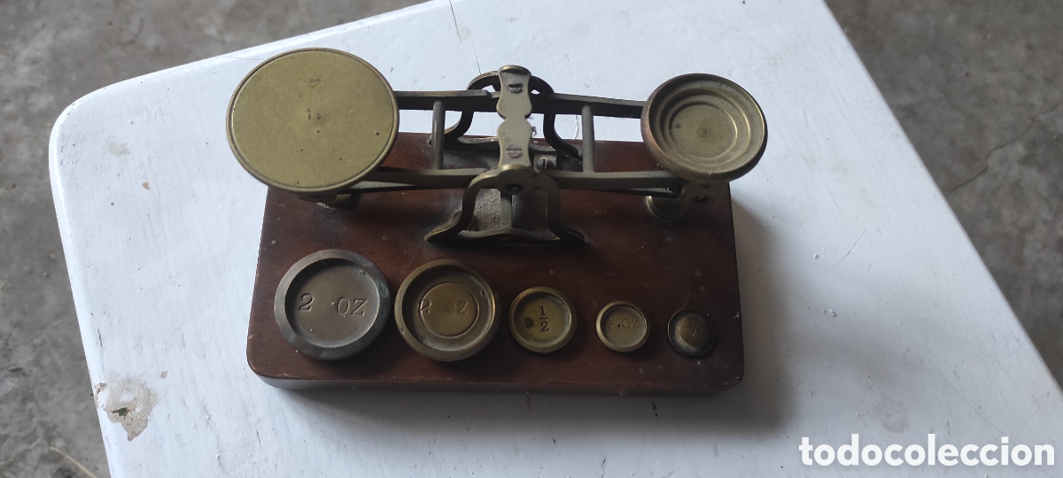 Antig&uuml;edades: Balanza antigua inglesa - Foto 3