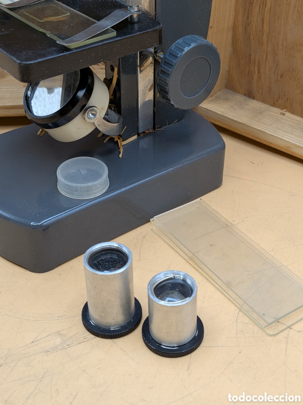 Antig&uuml;edades: MICROSCOPIO ROSN 100X-750 COLECCI&Oacute;N - Foto 4