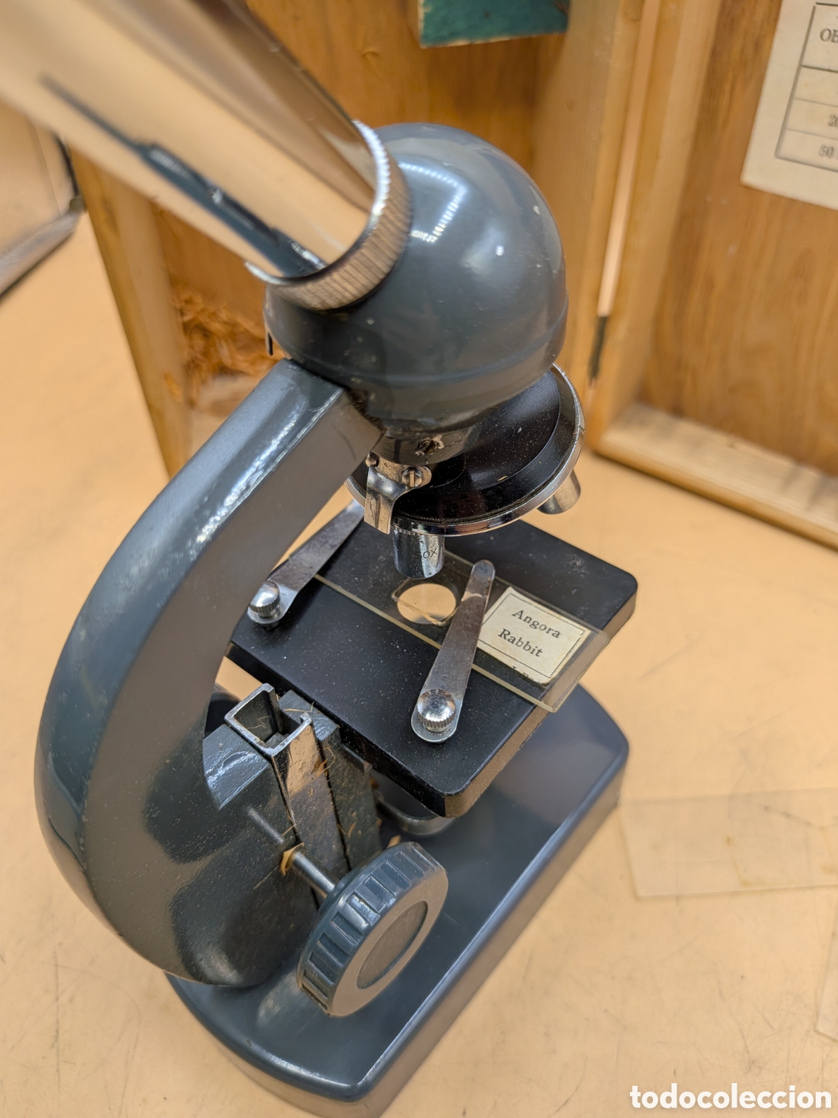 Antig&uuml;edades: MICROSCOPIO ROSN 100X-750 COLECCI&Oacute;N - Foto 8