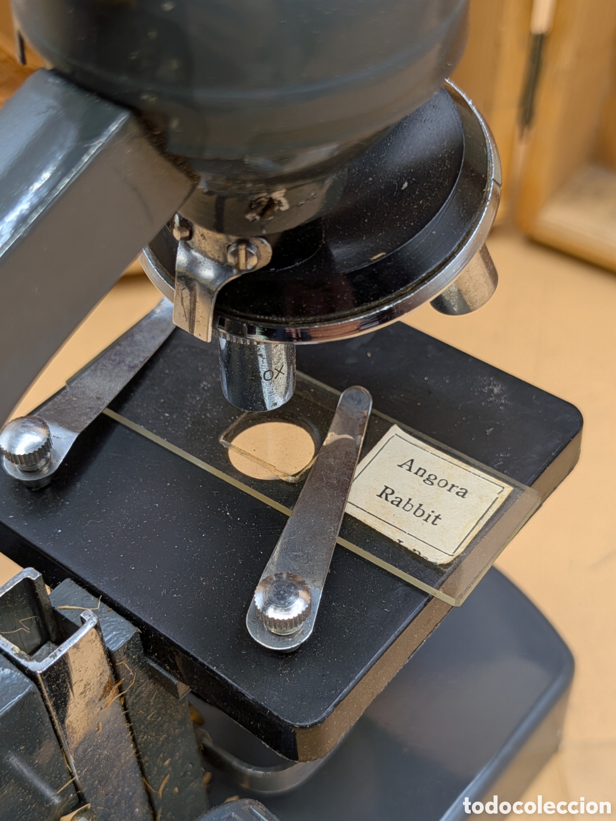 Antig&uuml;edades: MICROSCOPIO ROSN 100X-750 COLECCI&Oacute;N - Foto 10