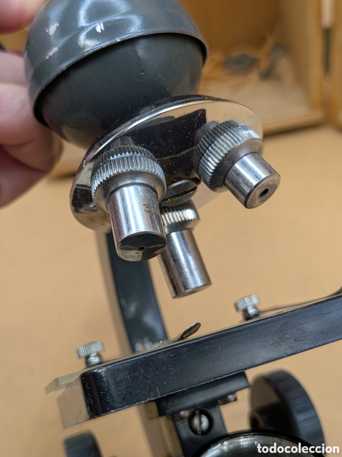 Antig&uuml;edades: MICROSCOPIO ROSN 100X-750 COLECCI&Oacute;N - Foto 13