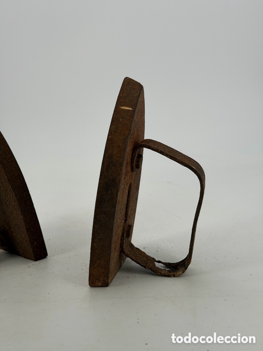 Antig&uuml;edades: Pareja de Planchas de Hierro - Foto 5