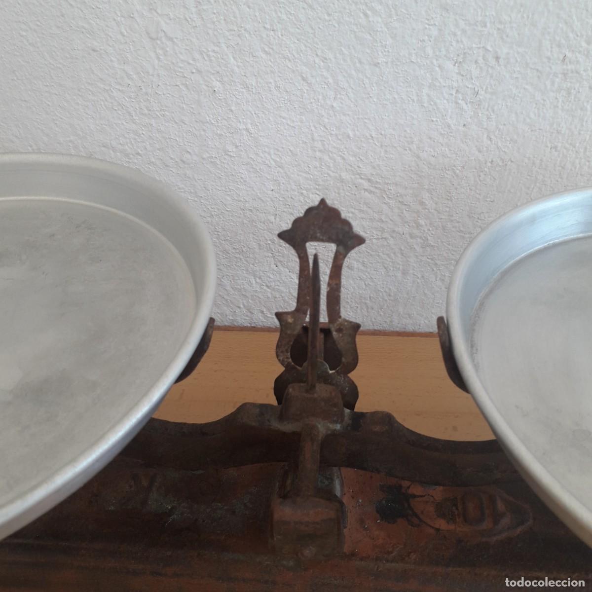 Antig&uuml;edades: BALANZA ANTIGUA 10 KILOS - Foto 3