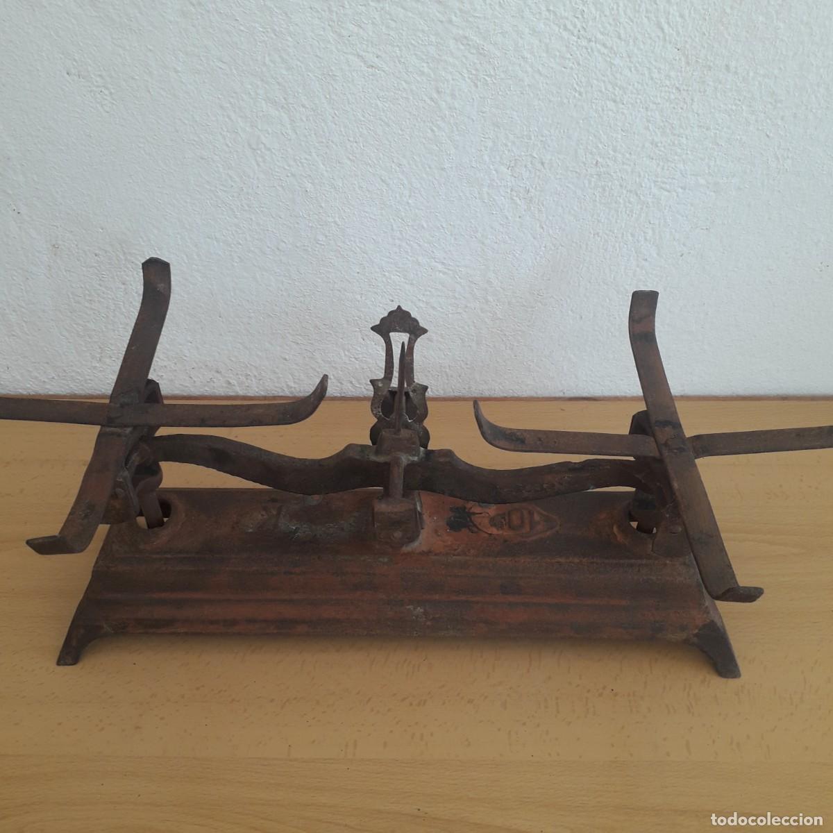 Antig&uuml;edades: BALANZA ANTIGUA 10 KILOS - Foto 4