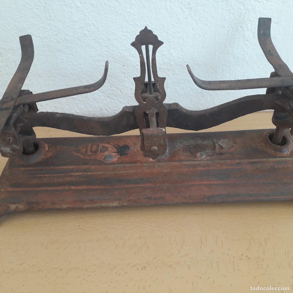 Antig&uuml;edades: BALANZA ANTIGUA 10 KILOS - Foto 8