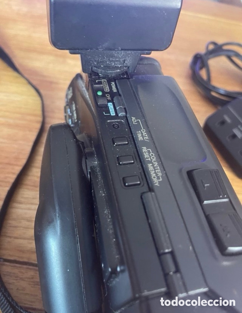 Antig&uuml;edades: Videoc&aacute;mara Sanyo Video8 Vintage + Accesorios - Foto 5