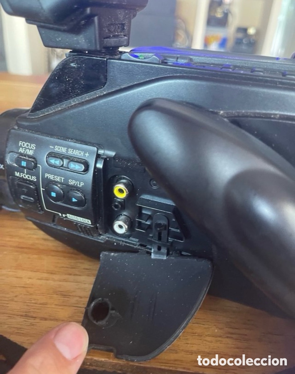Antig&uuml;edades: Videoc&aacute;mara Sanyo Video8 Vintage + Accesorios - Foto 6