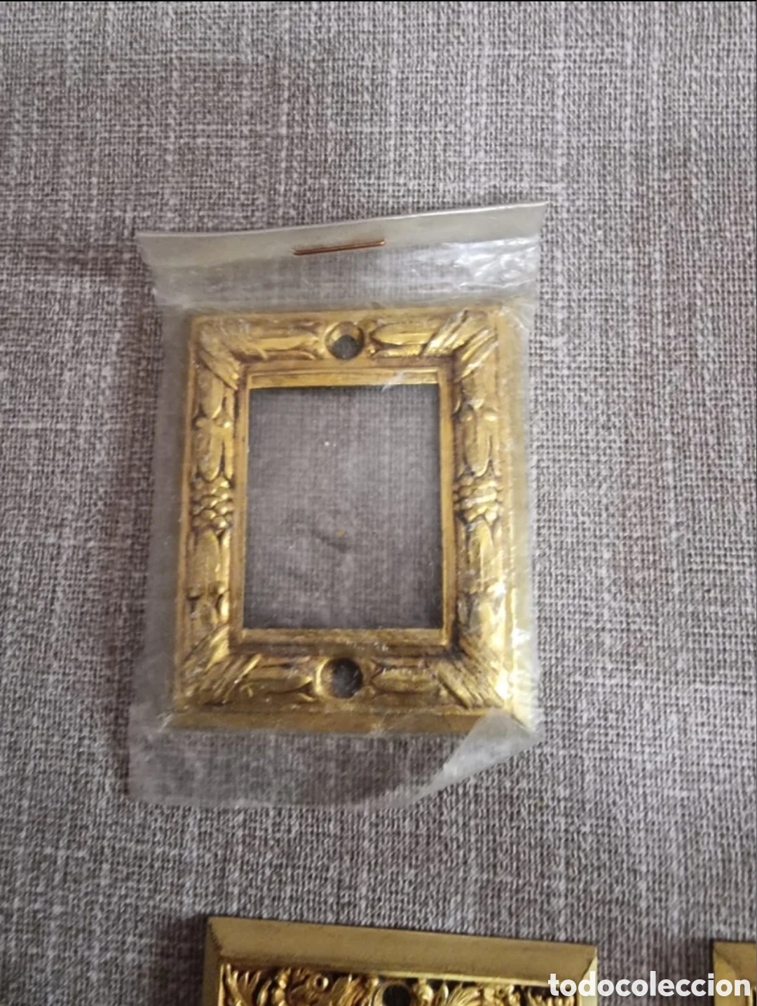 Antig&uuml;edades: Embellecedores para interruptores de bronce. - Foto 7