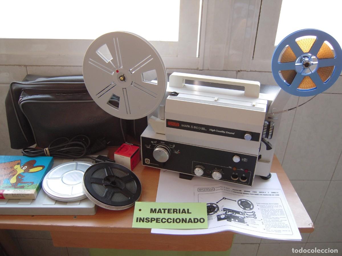 Antig&uuml;edades: Proyector de Cine Sonoro para 8mm + Super8 EUMIG 807-D Revisado y Funcionando!!