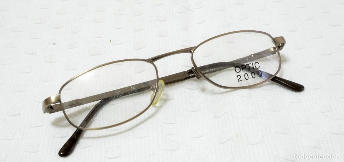 Antig&uuml;edades: MONTURA GAFAS VINTAGE, OPTIC 2000 OF 602 BRUN49-19 140