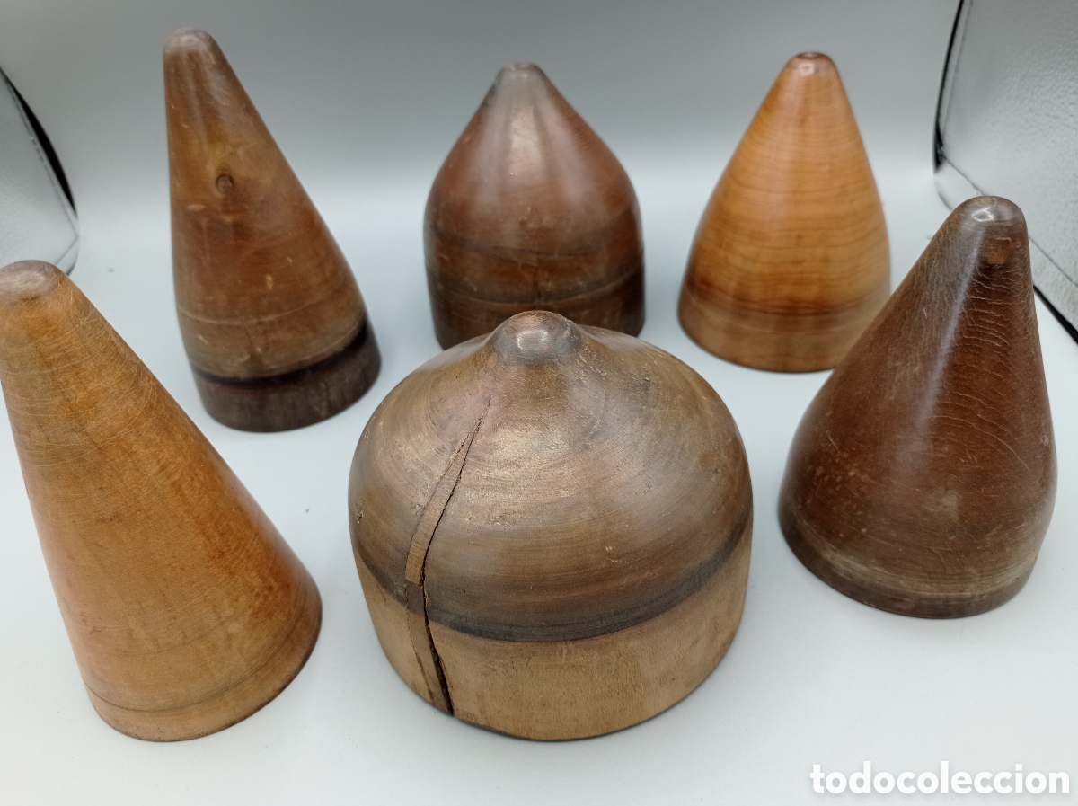 Antig&uuml;edades: Lote de 6 moldes u ormas de platero para la fabricacion de copas.