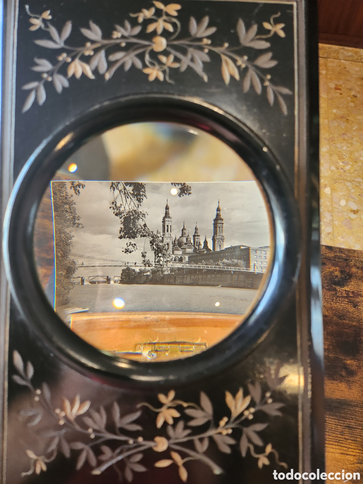 Antig&uuml;edades: Antiguo visor grafoscopio siglo XIX - Foto 2