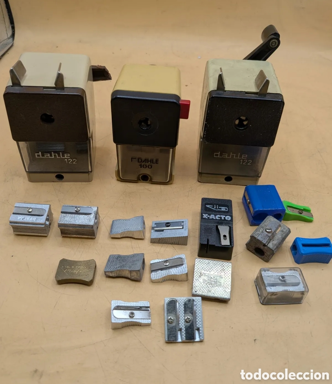 Antig&uuml;edades: LOTE SACAPUNTAS FABER CASTELL MINFIX DAHLE