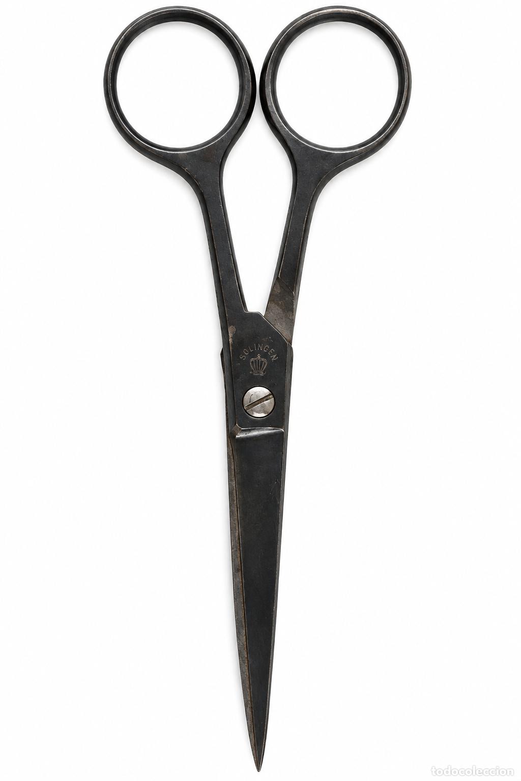 Antiques: Tijeras de Barbero - Marca Filarmonica, Jos&eacute; Montserrat Pou e Hijos