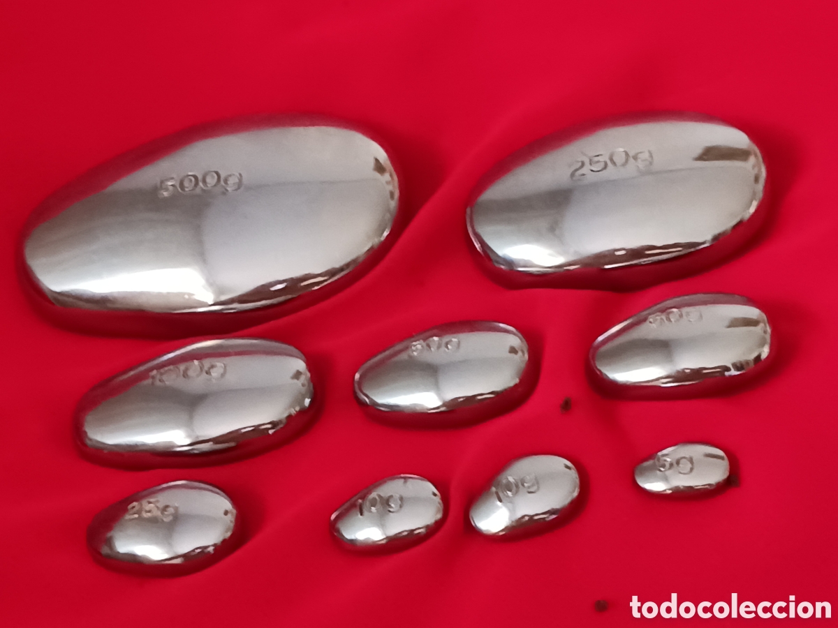 Antig&uuml;edades: JUEGO DE PESAS EQUILIBRIUM, DE METAL ,CROMADO, DISE&Ntilde;O DE SEBASTI&Aacute;N CONRAN.