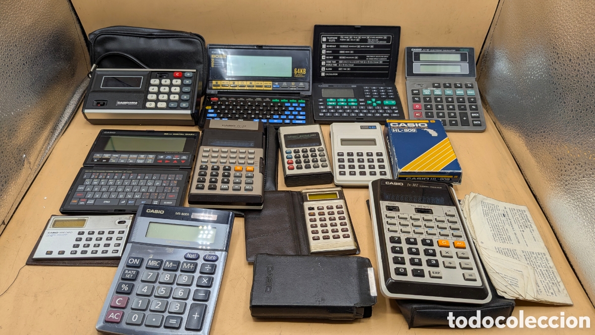 Antig&uuml;edades: LOTE CASIO CALCULADORAS CIENTIFICAS COLECCI&Oacute;N