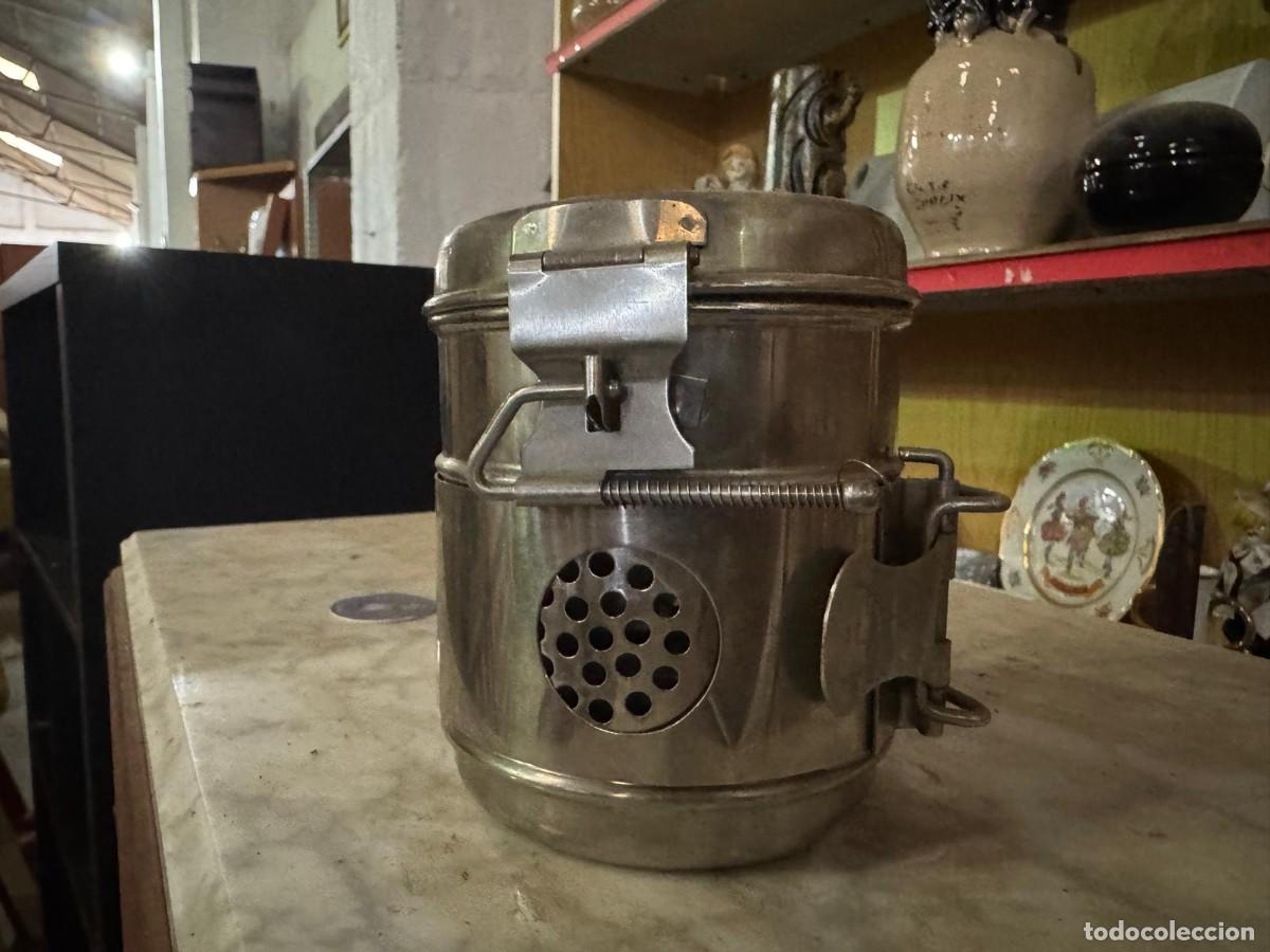 Antig&uuml;edades: ESTERILIZADOR M&Eacute;DICO VINTAGE DE ACERO INOXIDABLE
