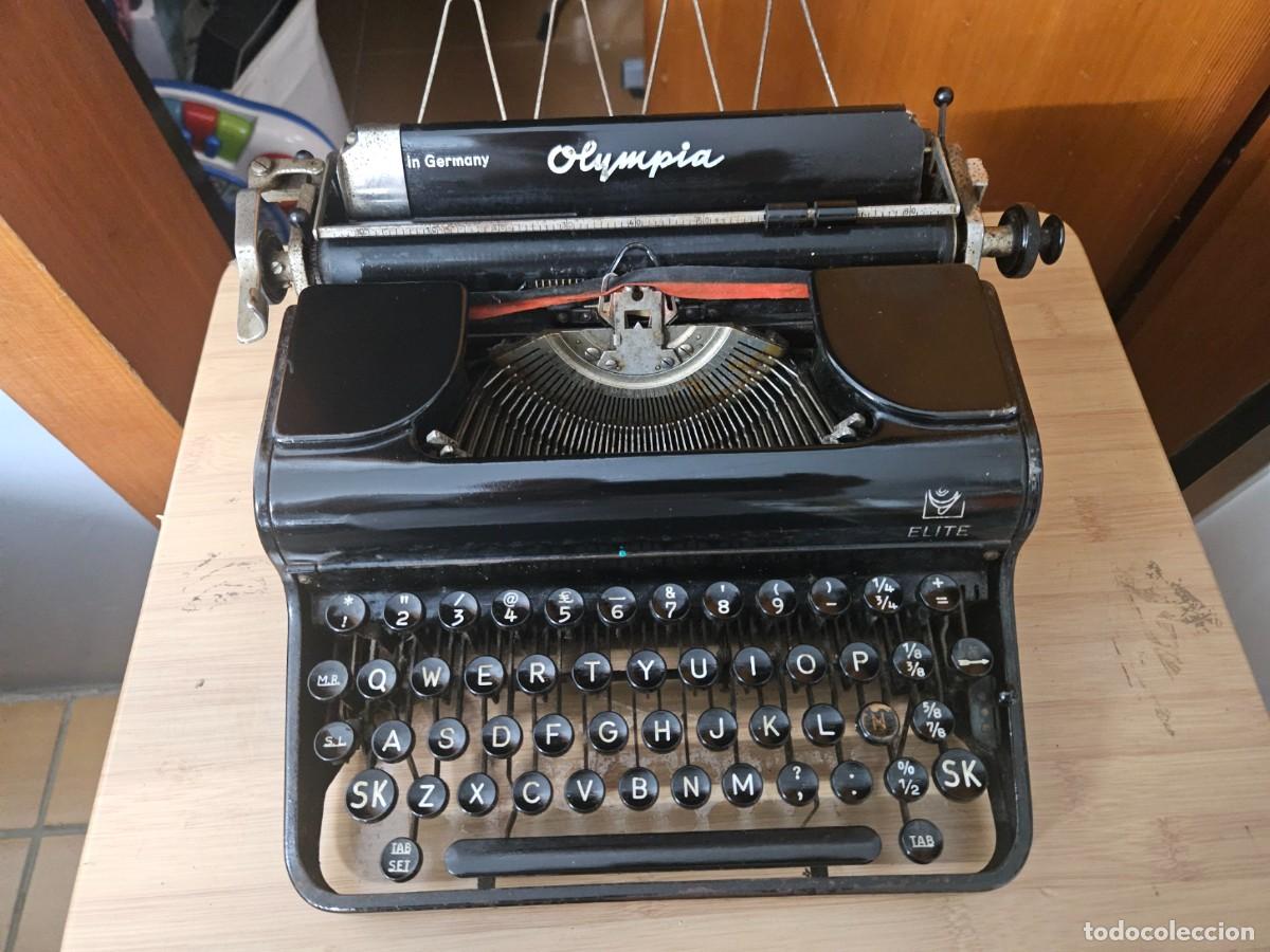 Antig&uuml;edades: MAQUINA DE ESCRIBIR OLYMPIA ELITE FUNCIONANDO