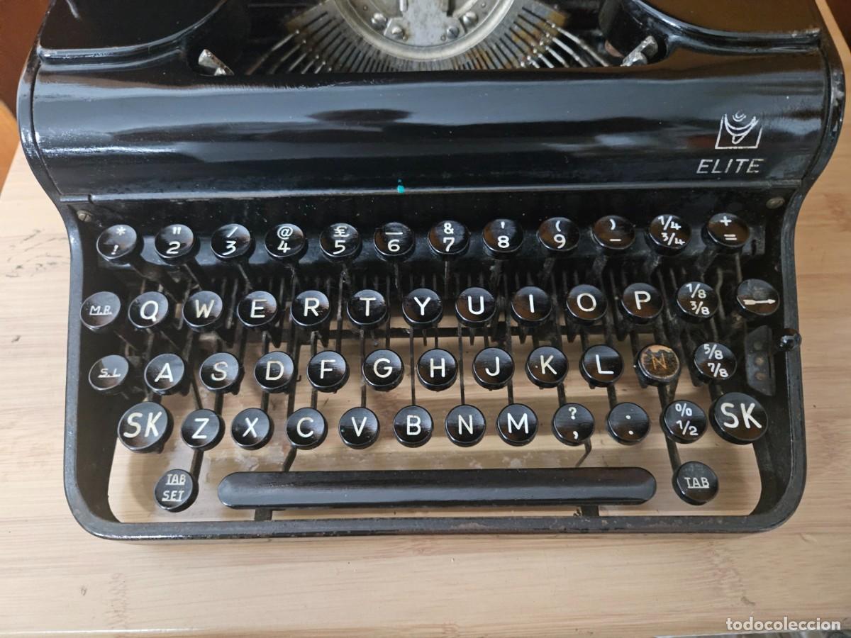 Antig&uuml;edades: MAQUINA DE ESCRIBIR OLYMPIA ELITE FUNCIONANDO - Foto 2