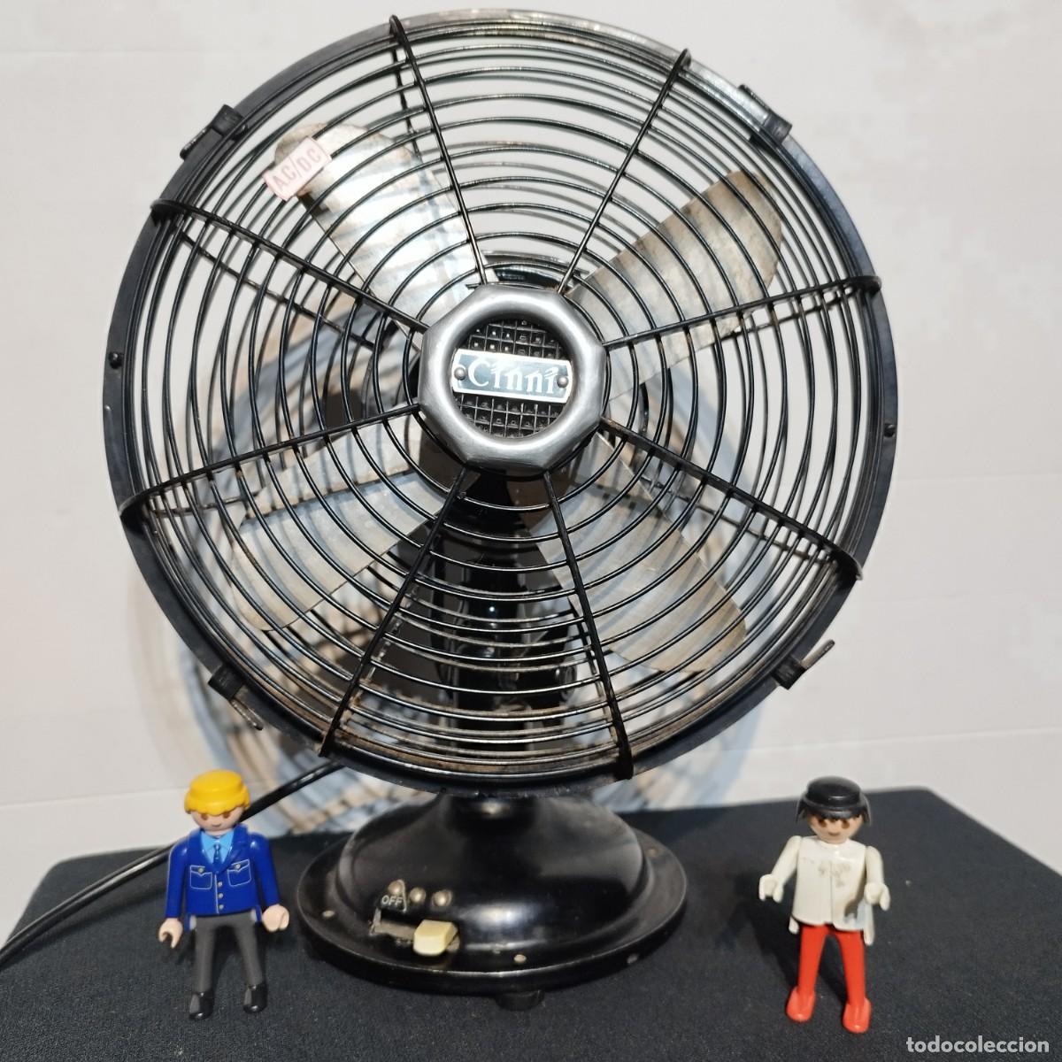 Antig&uuml;edades: VENTILADOR DE SOBREMESA CINNI DE CUATRO ASPAS Y TRES POSICIONES DE POTENCIA