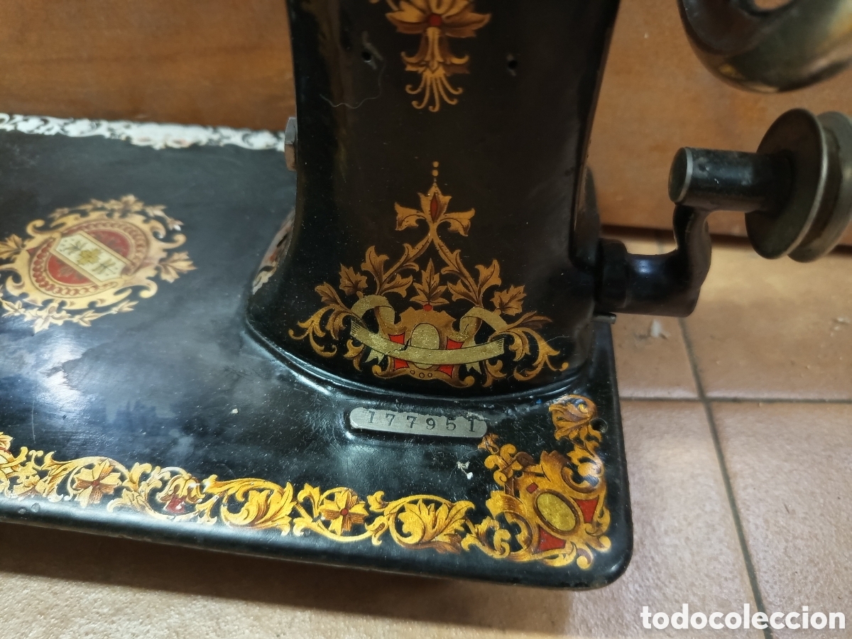 Antig&uuml;edades: Maquina de coser Wertheim R&aacute;pida - Foto 4