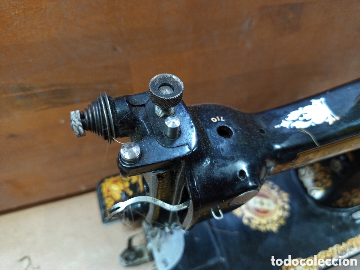 Antig&uuml;edades: Maquina de coser Wertheim R&aacute;pida - Foto 7