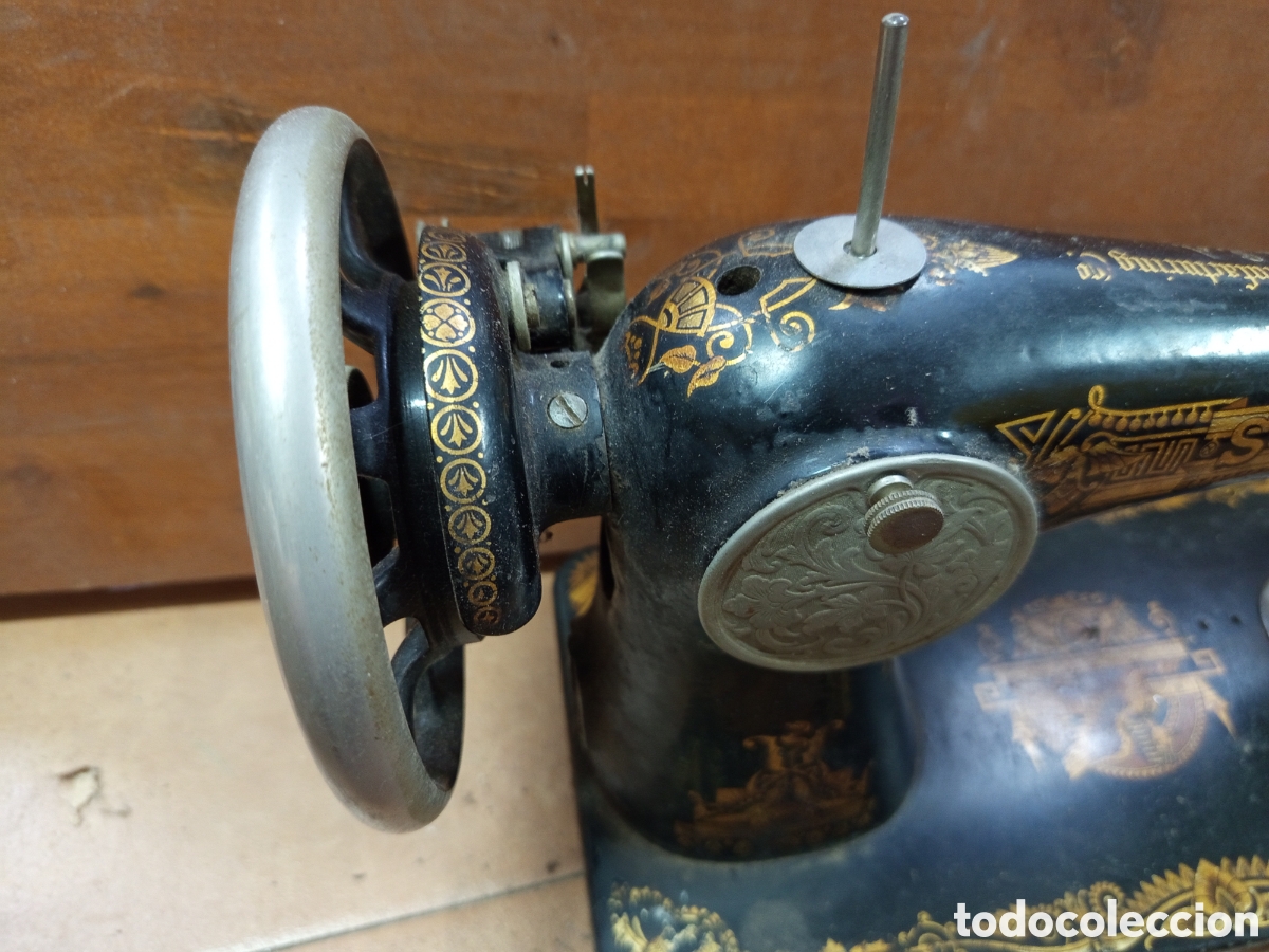 Antig&uuml;edades: Cabeza m&aacute;quina de coser Singer - Foto 2