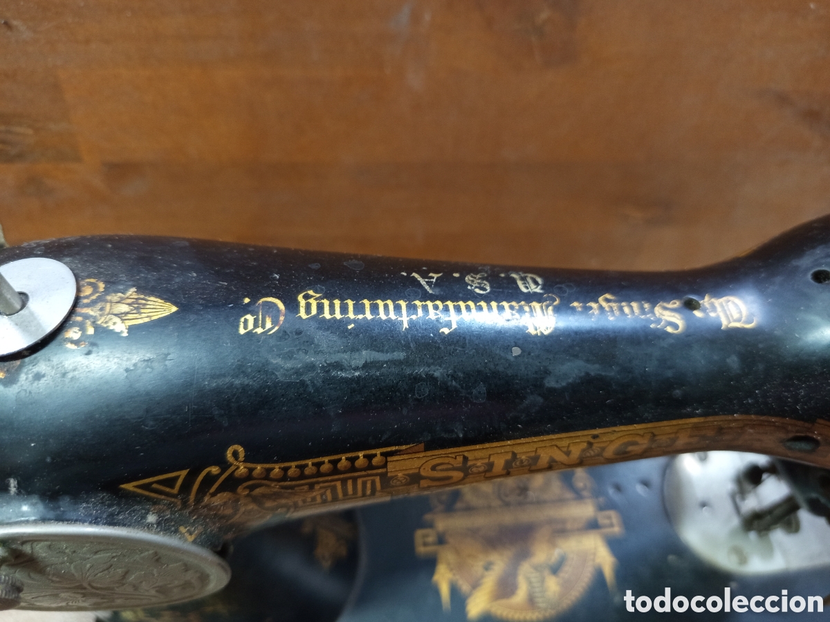 Antig&uuml;edades: Cabeza m&aacute;quina de coser Singer - Foto 3