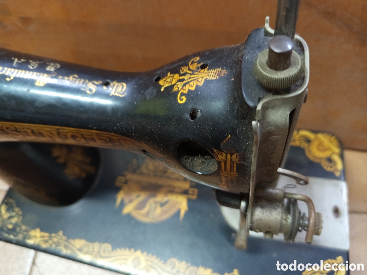 Antig&uuml;edades: Cabeza m&aacute;quina de coser Singer - Foto 4
