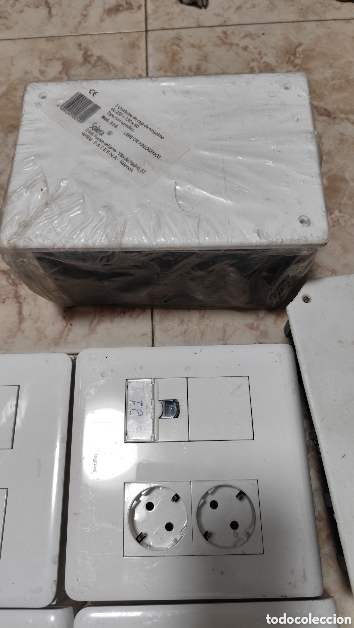 Antig&uuml;edades: Lote de material el&eacute;ctrico - Foto 4