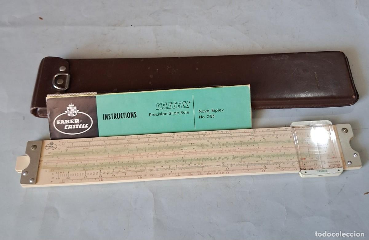 Antig&uuml;edades: Antigua regla de calculo Faber Castell Novo-Biplex No 2/83