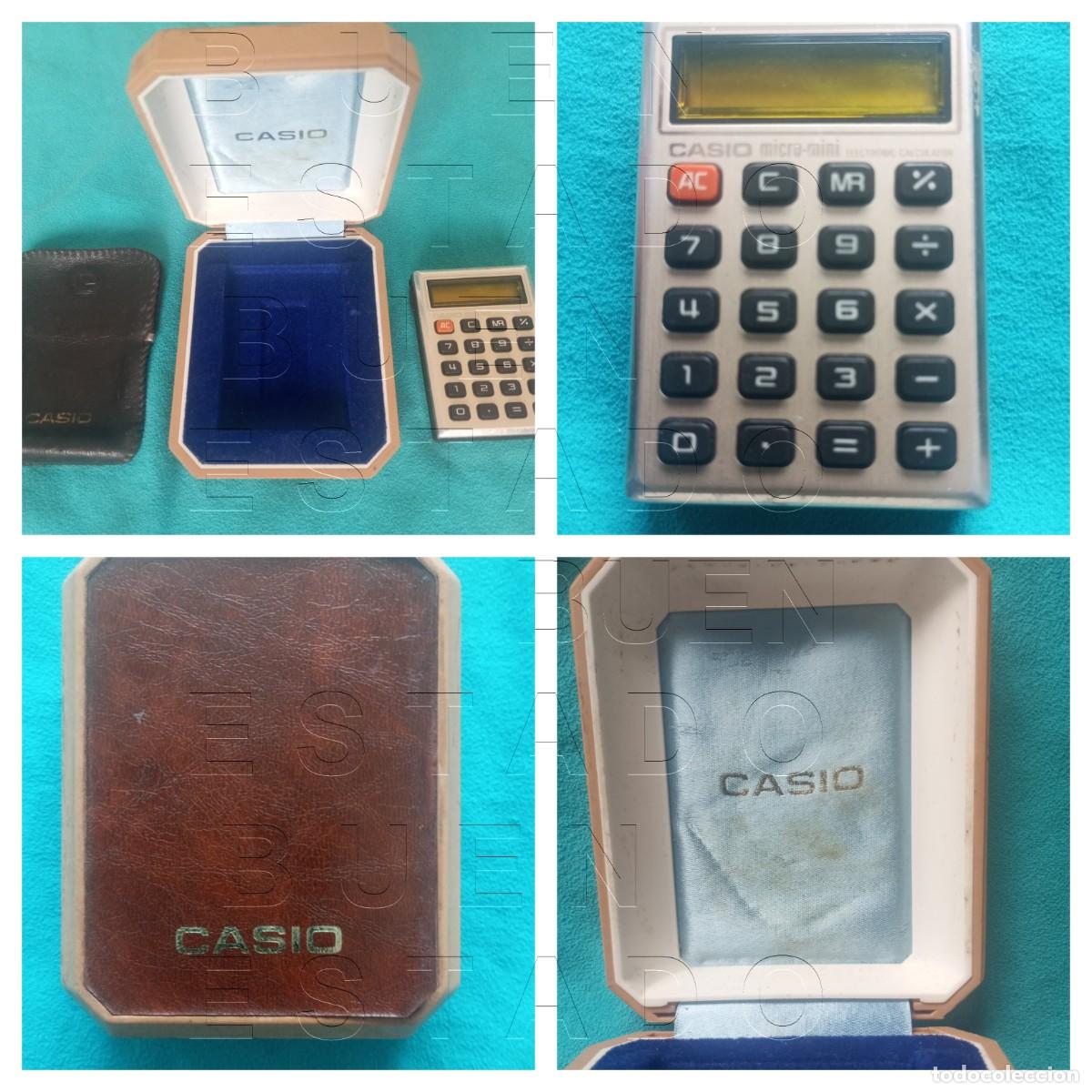 Antig&uuml;edades: CALCULADORA CASIO MICRO MINI CON ESTUCHE Y FUNDA FUNCIONANDO CJ2 - Foto 1